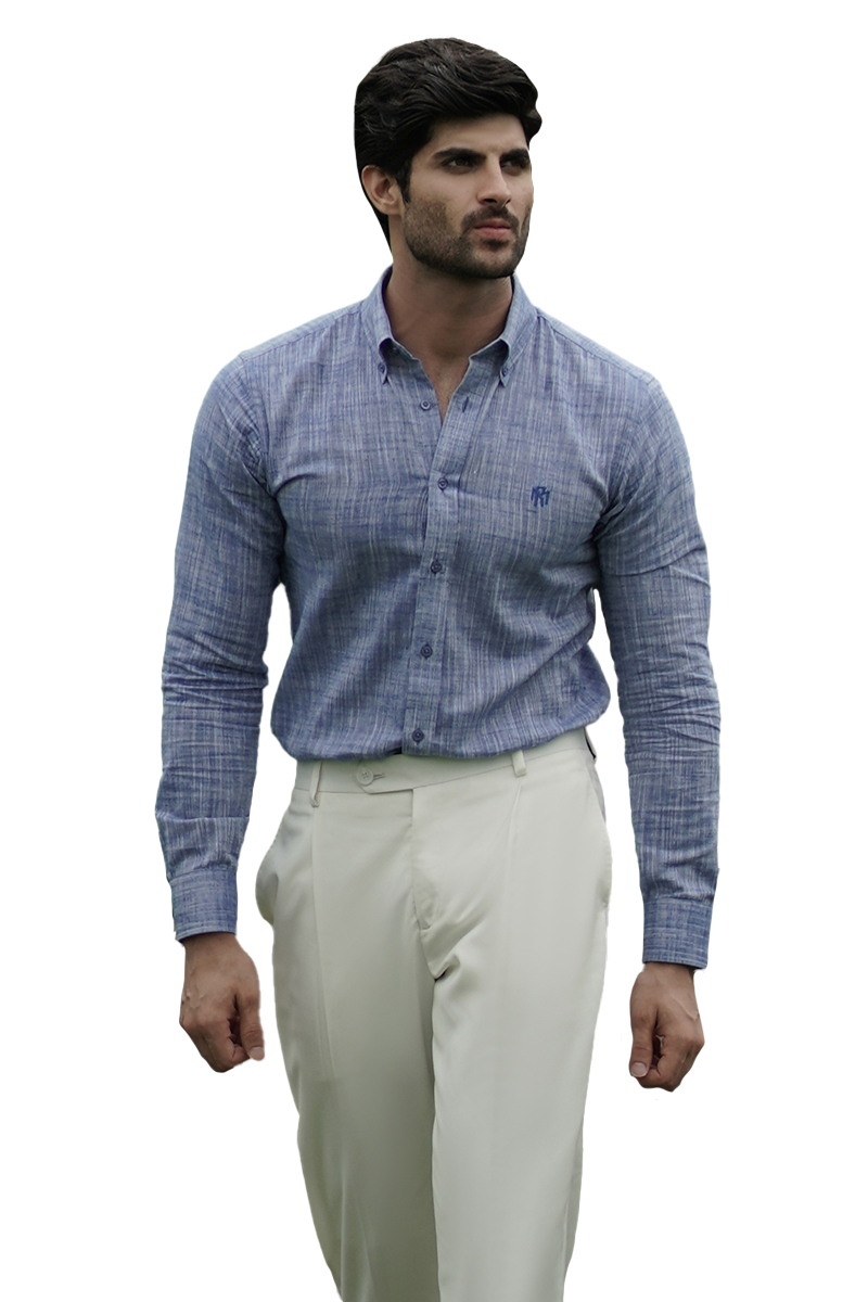 Beckett Formal Shirt-BLU