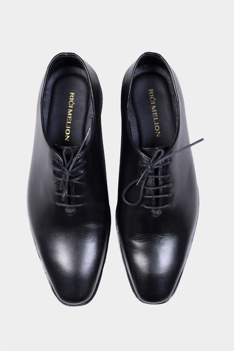 Brentino Leather Shoes-BLK