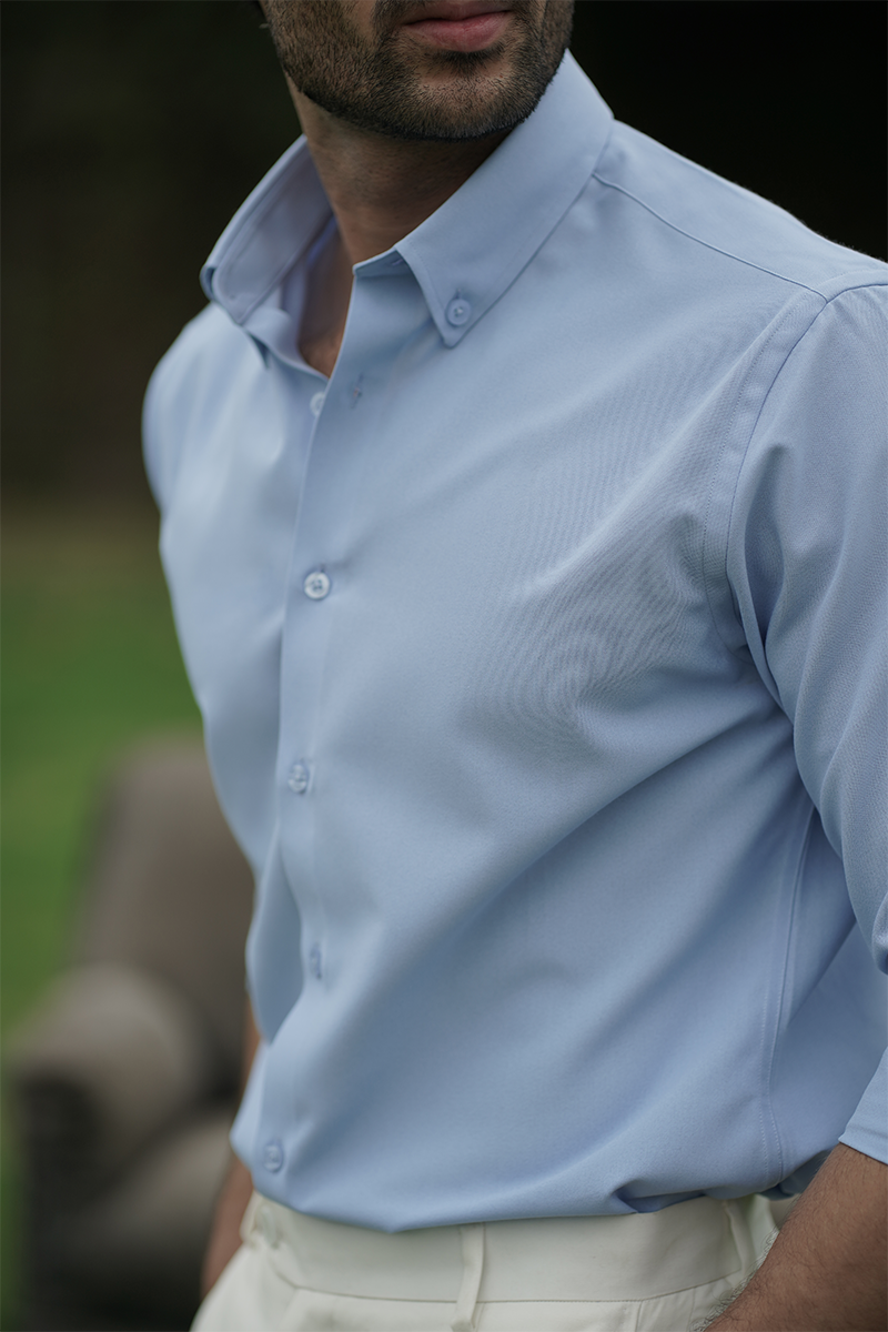 Ortega Formal shirt Sky blue