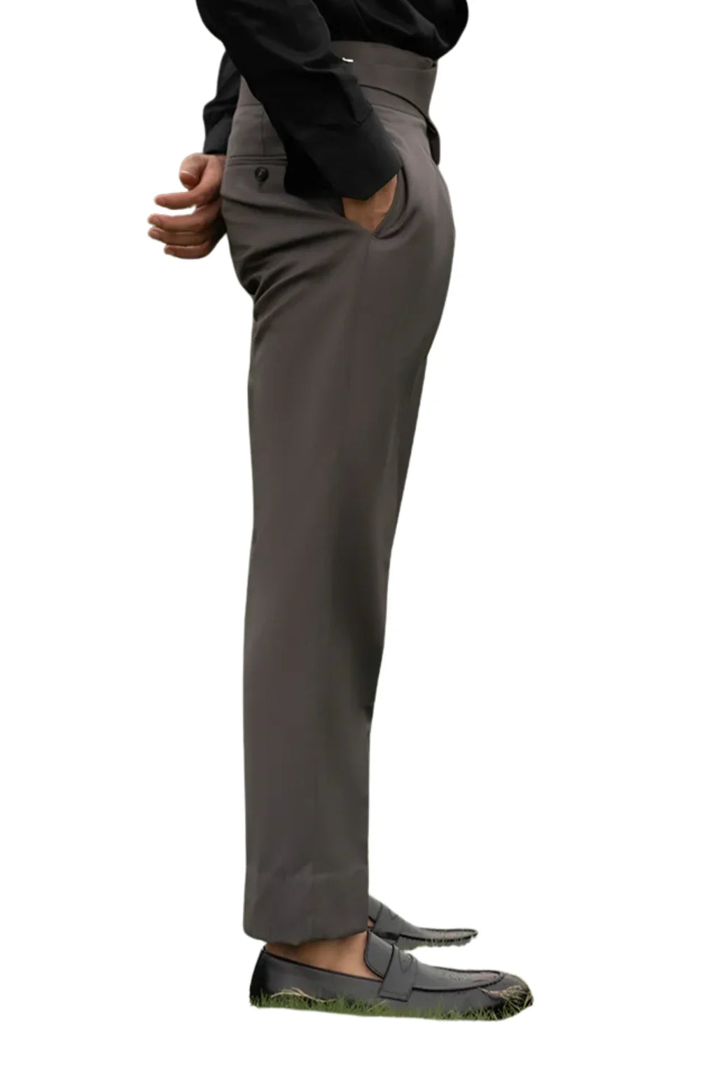 Yavuz Formal Trouser Charcoal Grey