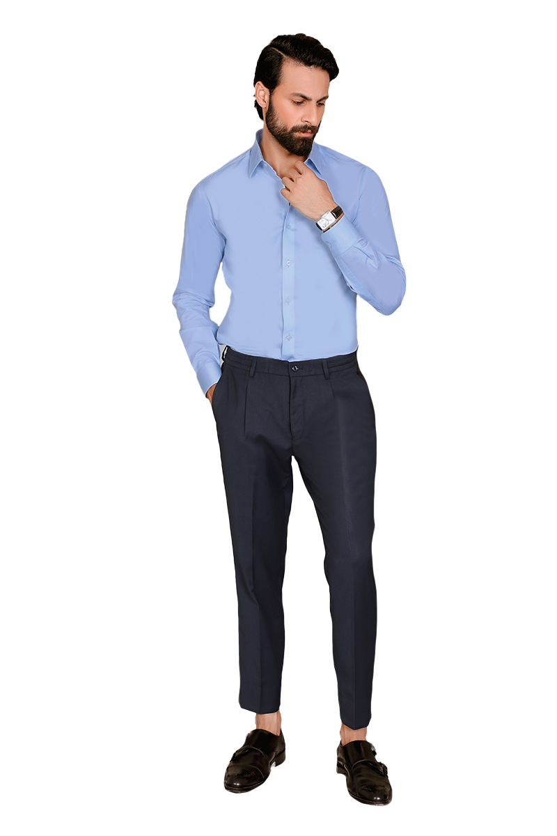 Resplandor Formal Shirt-Sky Blue