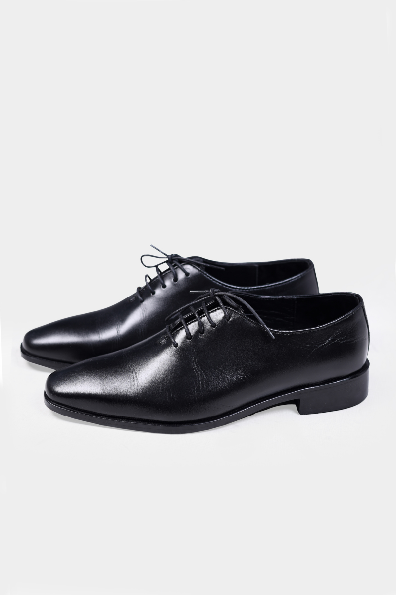 Brentino Leather Shoes-BLK