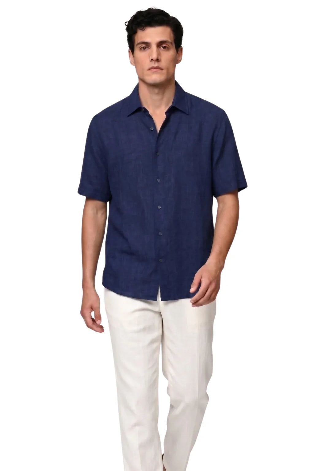 Tramonto Irish Linen-BLU