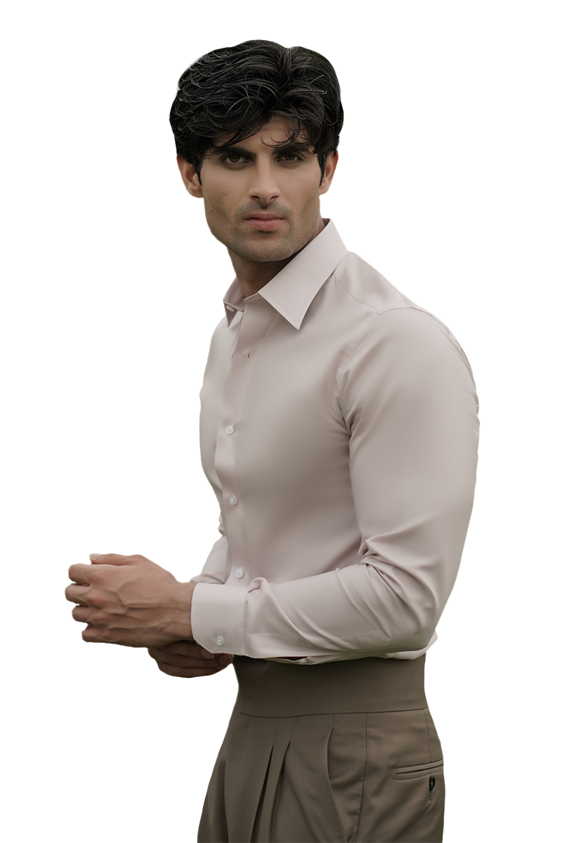 Galan Formal Shirt-Light Pink