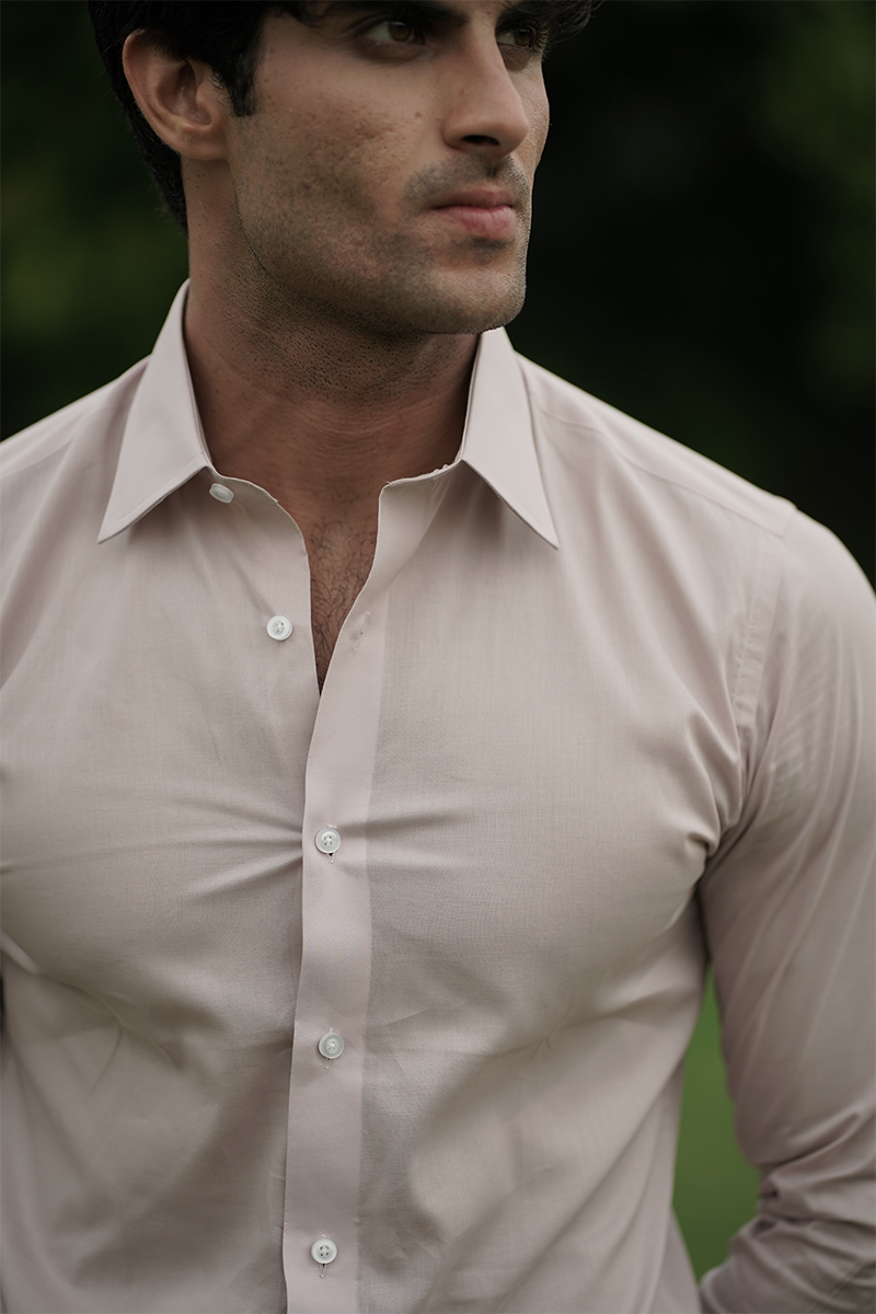 Galan Formal Shirt-Light Pink