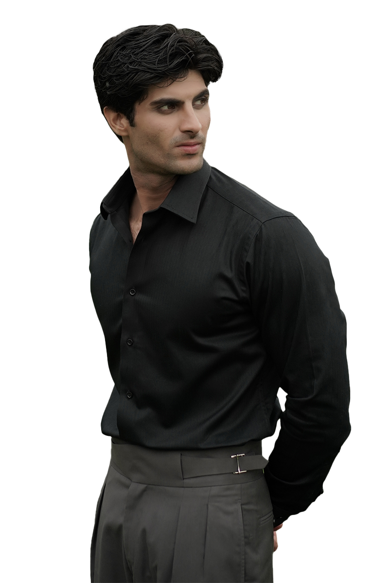 Olesen Formal shirt Black