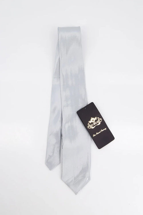 Avvento Tie & Pocket Sqaure-GRY