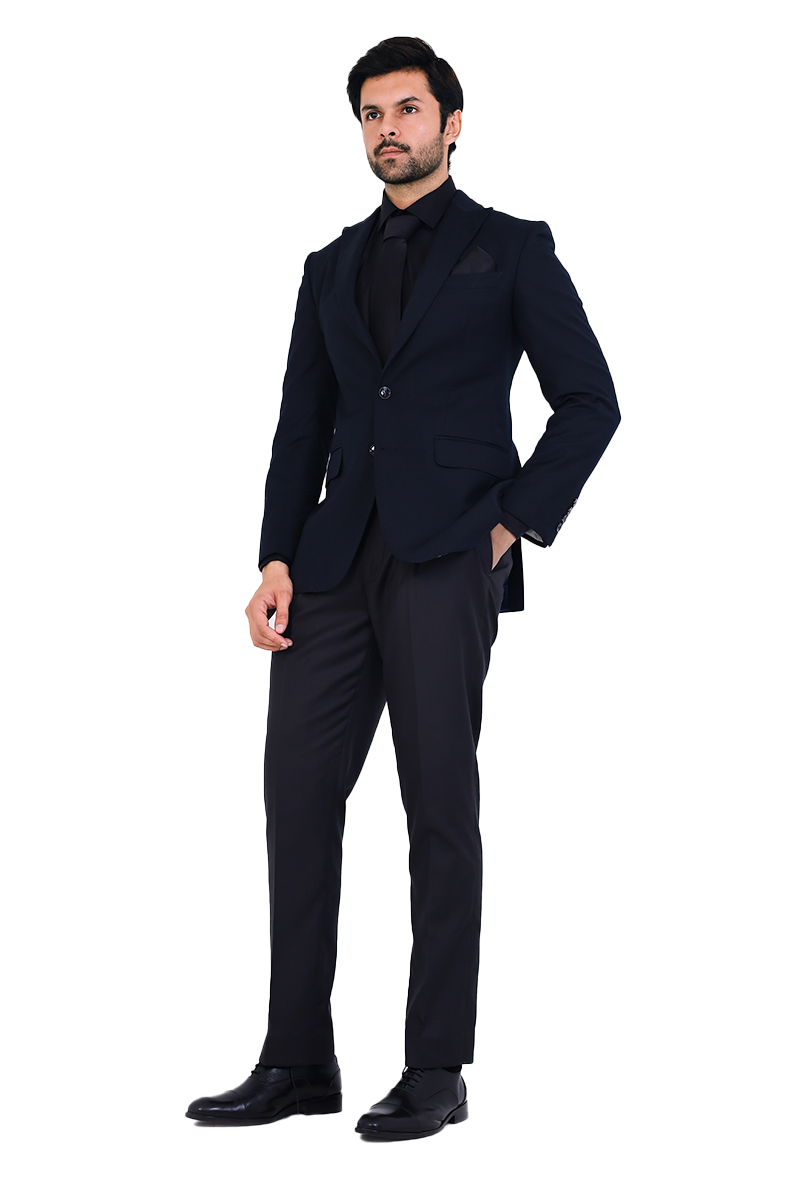 Warren Blazer-Mid Blue