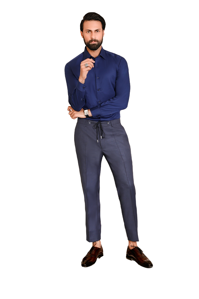 Resplandor Formal Shirt-Navy Blue