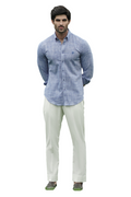 Beckett Formal Shirt-BLU