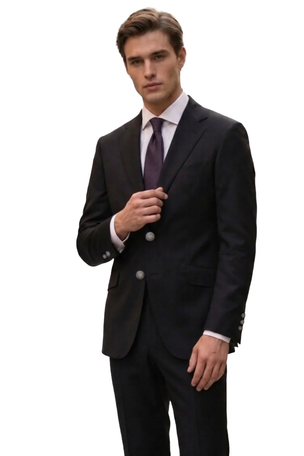 Nathaniel Two Piece Suit-BLK