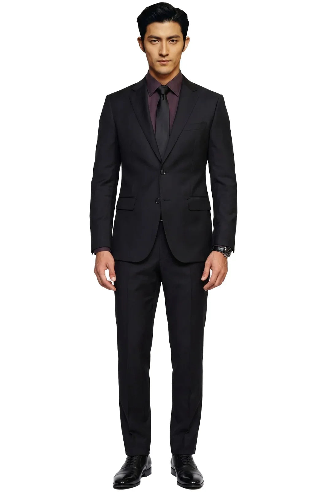 Vincent Two Piece Suit Black