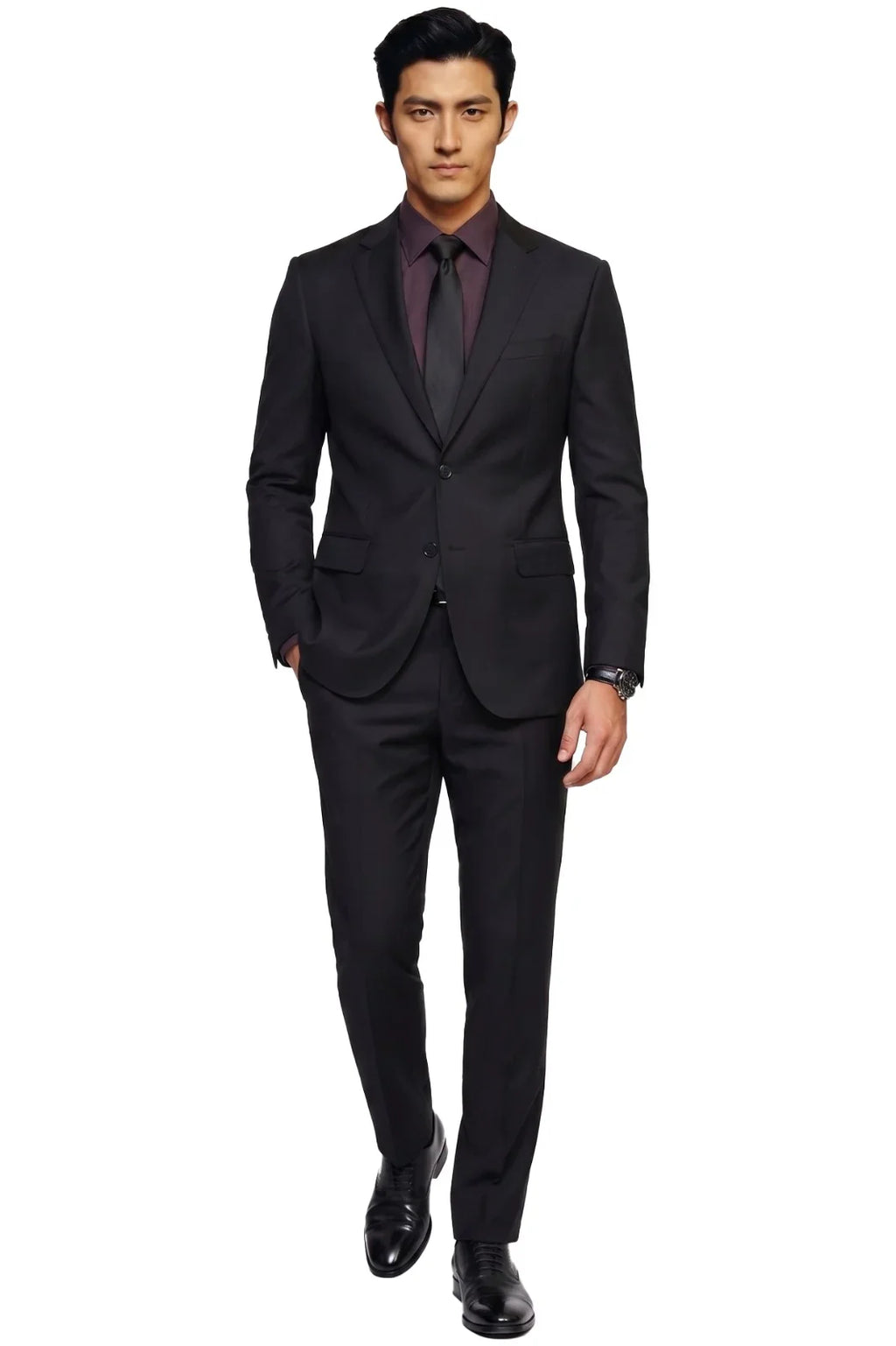 Vincent Two Piece Suit Black