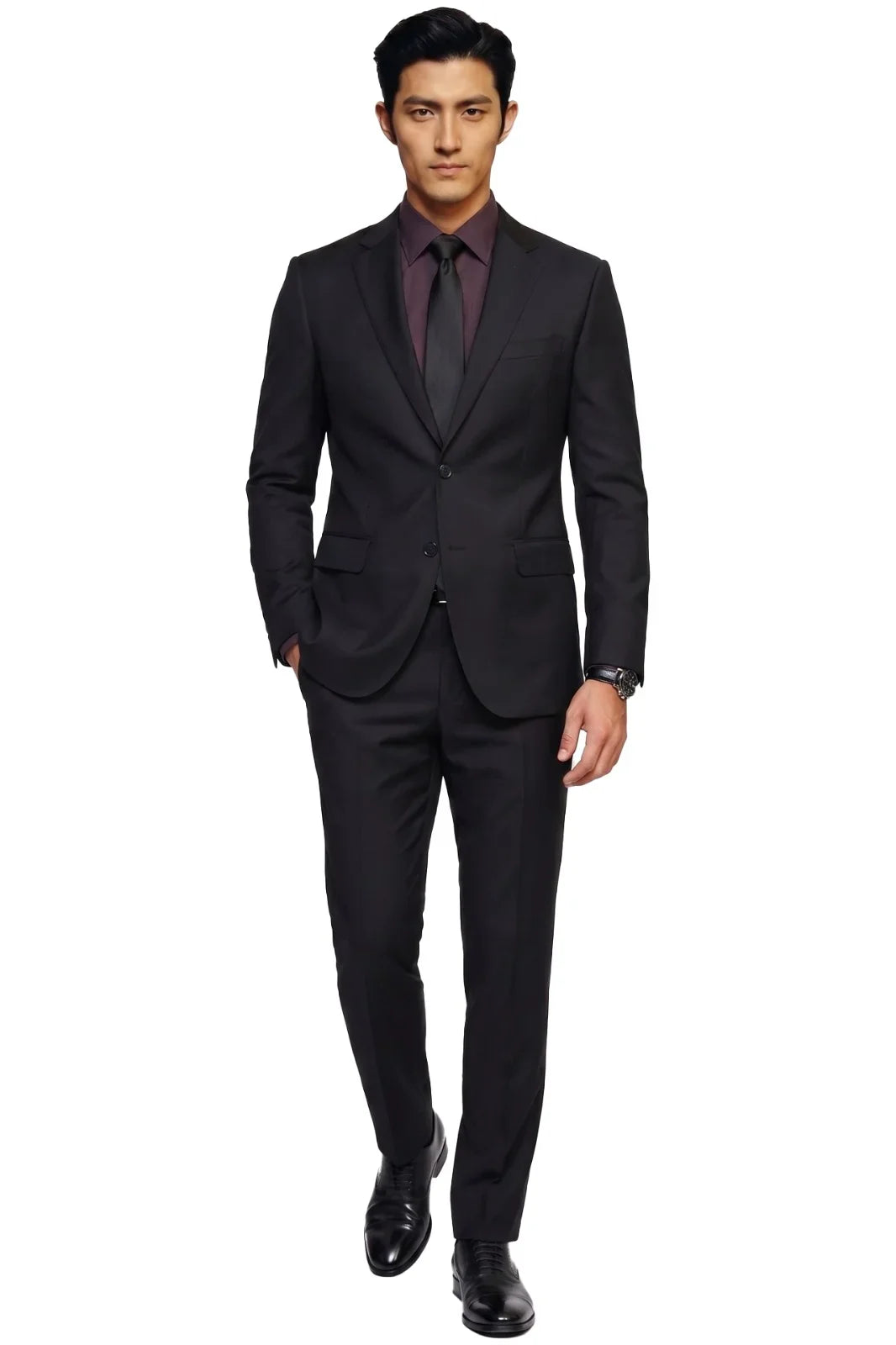 Vincent Two Piece Suit Black