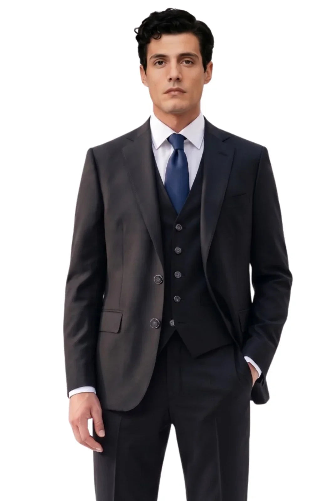 Scintilla Three Piece Suit-GRY