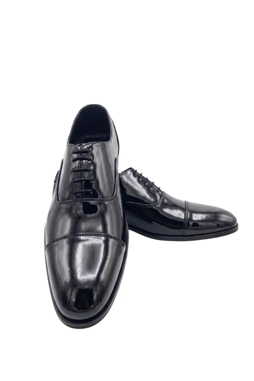 Bellissimo Leather Shoes-Patent Black