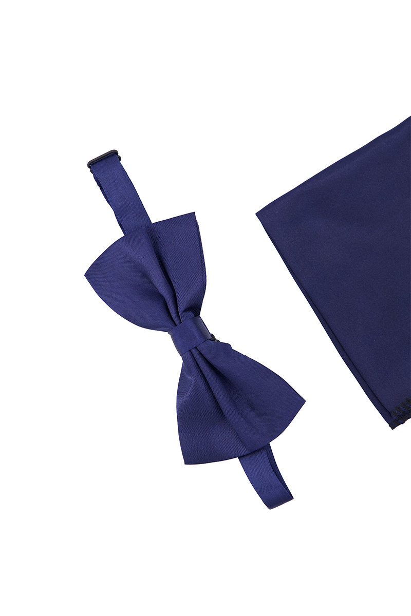 Pristono Bow Tie & Pocket Square-NBL