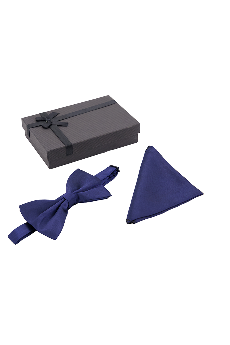 Pristono Bow Tie & Pocket Square-NBL